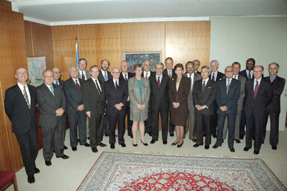 UN Secretary-General Meets with His Senior Officials