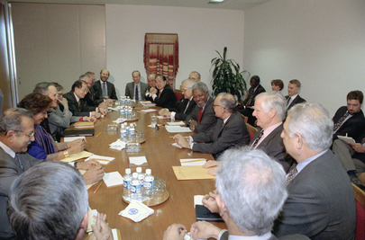 Secretary-General Meets with His Senior Officials
