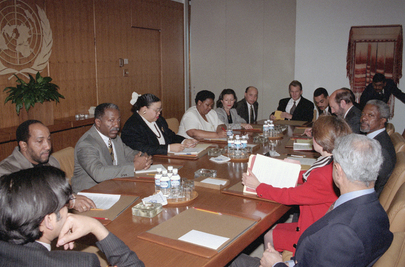 UN Secretary-General Meets with Members of Staff Committee