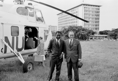 Dr. Ralph Bunche Visits the Republic of the Congo