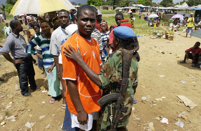 UN Mission Helps Maintain Order During Polling