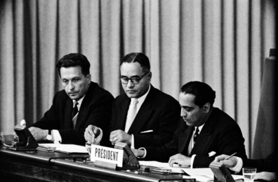 Closing Session of "Atoms for Peace" Conference