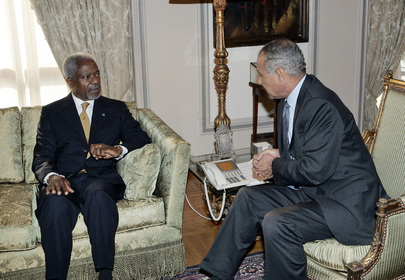Secretary-General Meets With Egyptian Foreign Minister