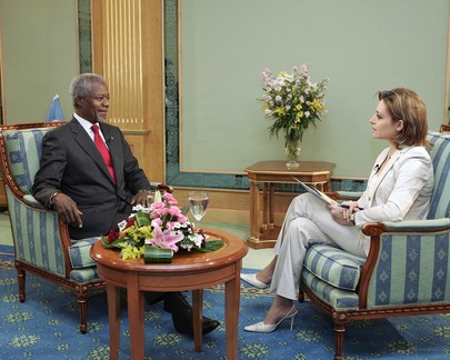 Kofi Annan Interviewed by Al Arabia News Channel