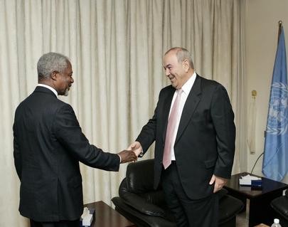 Secretary-General Meets With Former Iraqi Interim Prime Minister