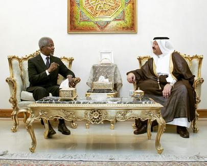Secretary-General Meets With Acting President of Iraq 