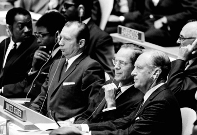President Nixon Visits United Nations