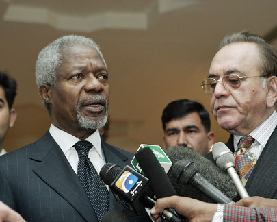 Secretary-General Speaks to Press Upon Arrival in Pakistan