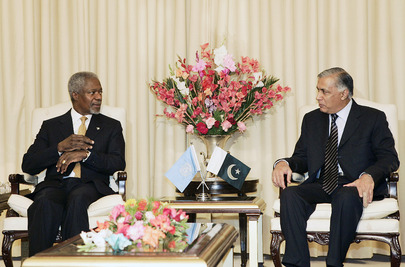 UN Secretary-General Meets With Pakistani Prime Minister in Islamabad