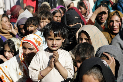 Victims of Earthquake at Thori Camp in Pakistan