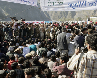Secretary-General, Pakistani President Address Quake Victims