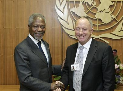 Secretary-General meets with Foreign Minister of Ireland