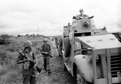 ONUC Troops Secure Road Blocks and Positions around Elisabethville