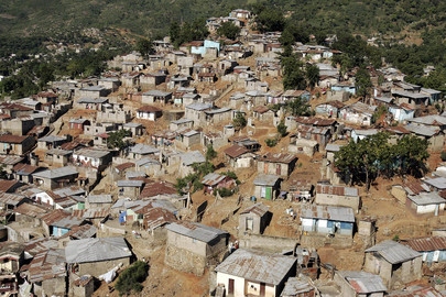Aerial View of Haiti