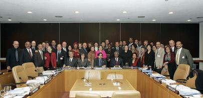 Secretary-General with UNIC Directors Meeting at Headquarters