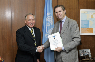 Commander of United Nations Peacekeeping Force in Cyprus Honoured