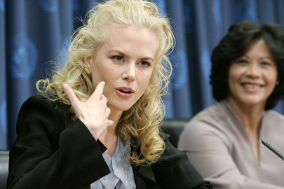 Press Conference by Nicole Kidman and Executive Director of UNIFEM