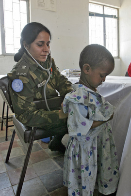 United Nations Peacekeepers Extend Medical Care to Local Population