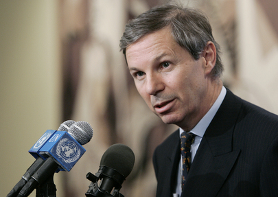 Peacekeeping Chief Addresses Media