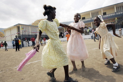 Girls Participate in Event Organized by UN Mission in Haiti