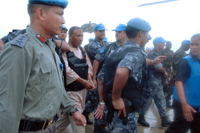 United Nations Peacekeepers Arrest Former Liberian President