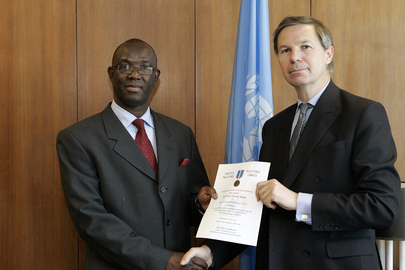 Force Commander for United Nations Operation in Côte d'Ivoire Honoured
