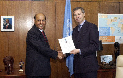 Outgoing Force Commander of UN Mission Honoured