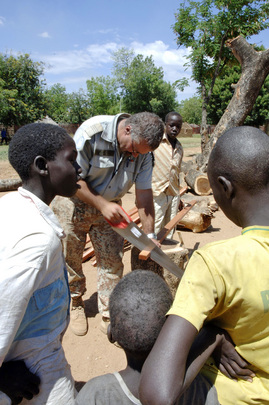 United Nations Military Observer Extends Help to Sudan Orphanage
