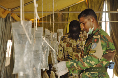 Bangladesh Army Contingent Medic Helps Fight Cholera Outbreak in Sudan