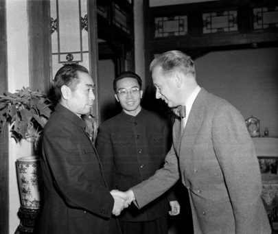 U.N. Secretary-General Meets Prime Minister Chou En-Lai