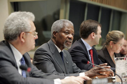 Annan Addresses Commission on Sustainable Development Meeting