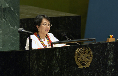 Chairperson of United Nations Permanent Forum on Indigenous Issues Addresses Opening Ceremony