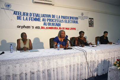 Workshop Examines Women Participation in Burundi Electoral Process