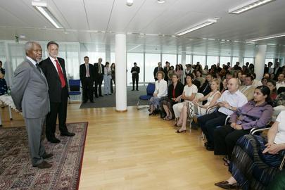 Secretary-General Addresses Global Fund Staff in Geneva