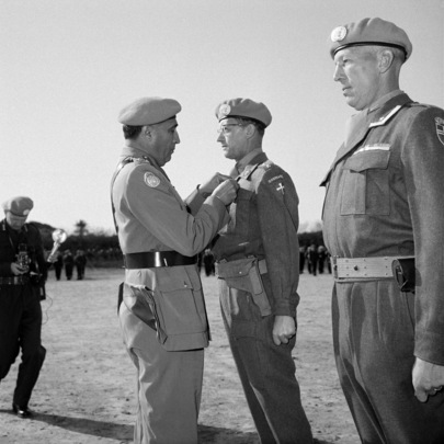 Commander Presents UNEF Medals to DANOR Battalion