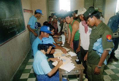 Cambodian Election Held Under UN Supervision