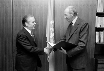 New Permanent Representative of the Soviet Union Presents Credentials