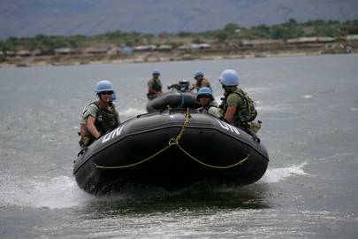 United Nations Peacekeepers on Patrol in Democratic Republic of Congo