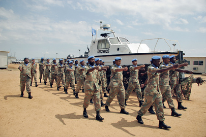 South African Peacekeepers' Farewell and Medal Parade