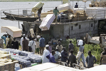 War-Torn Sudanese Town Receives Supplies