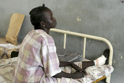 War Victim Receives Medical Treatment