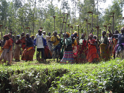 Women Villagers Prepare for Terracing