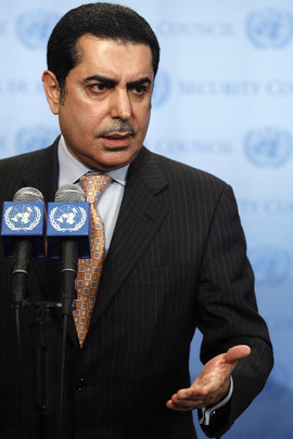 President of Security Council Speaks to Media