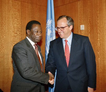 President of the General Assembly meets with President of Colombia