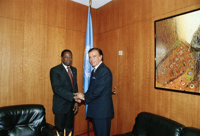 President of General Assembly Meets with President of Argentina