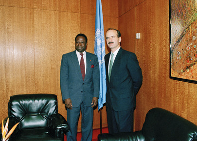 President of General Assembly Meets with President of Costa Rica