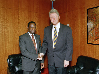 President of 49th Session of General Assembly meets with President of the United States of America