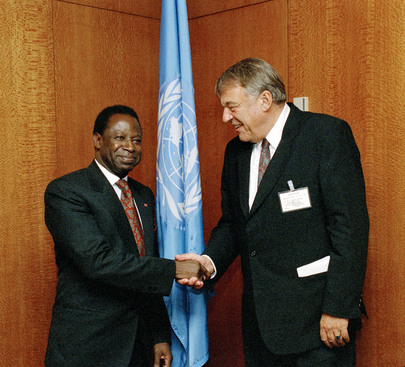 President of General Assembly Meets with Foreign Minister the Netherlands