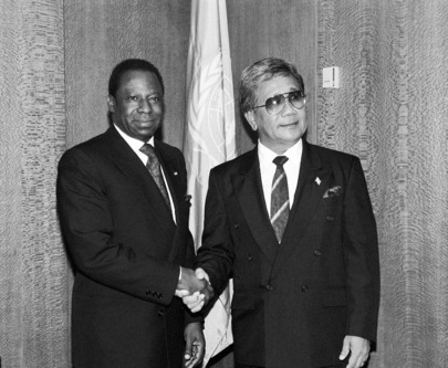 President of General Assembly Meets with President of Palau