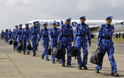 United Nations Peacekeepers Arrive in Liberia